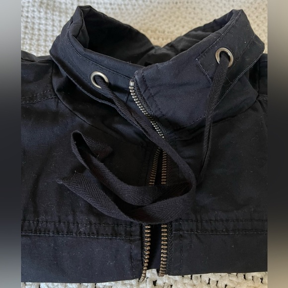 Tribella Women’s Black Lightweight Zippered Utility Jacket w/Pockets; Size 12 - Picture 5 of 13